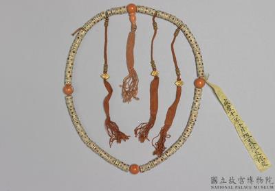 图片[2]-Bone rosary inlaid with gold, silver, pearl, and jewels, Xianfeng reign (1851-1861), Qing dynasty-China Archive